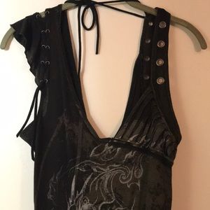 Salvage distressed dress M